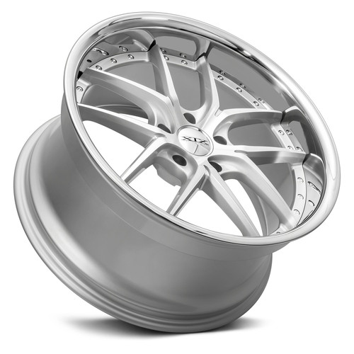 XIX EXOTIC® X61 Wheels - Silver Machined with SS Lip Rims