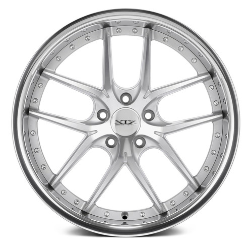 XIX EXOTIC® X61 Wheels - Silver Machined with SS Lip Rims