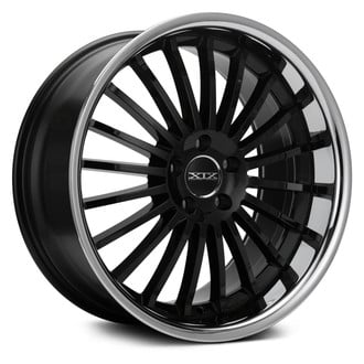 XIX EXOTIC® X59 Wheels - Gloss Black with SS Lip Rims