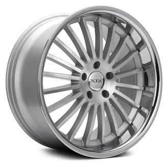 XIX EXOTIC® X59 Wheels - Silver with Brushed Face and SS Lip Rims