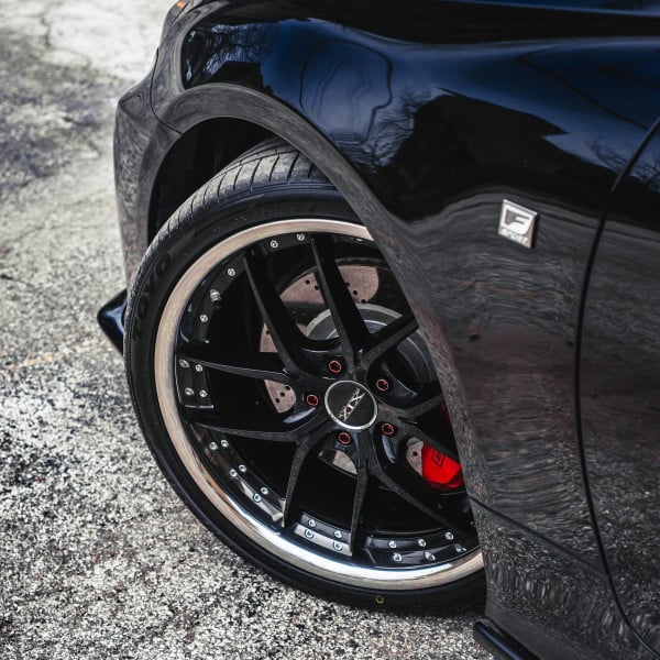 XIX EXOTIC® X61 Wheels - Gloss Black with SS Lip Rims - X61201023+