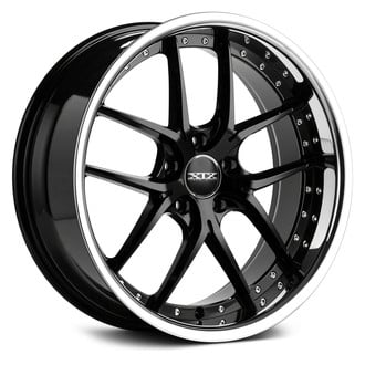 XIX EXOTIC® X61 Wheels - Gloss Black with SS Lip Rims - X61201023+