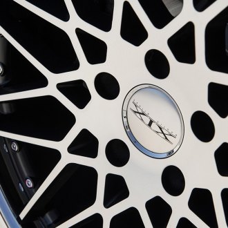 XIX EXOTIC® - X25 Matte Black Diamond Cut Face SS Lip on BMW 3 Series