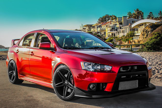 X33 Matte Black Mitsubishi Lancer
