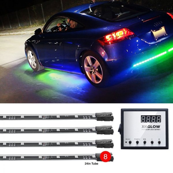  XKGlow® - UFO Style Remote Control Multicolor LED Underbody Kit