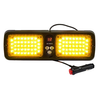 Xprite® - Trap Series 86-LED Amber Surface Mount Visor Light