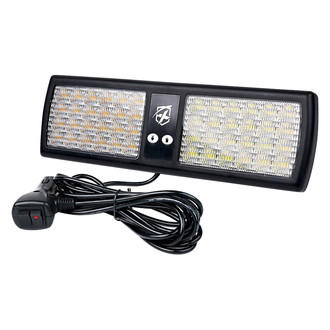 Xprite® - Decoy Series 11.8" 48-LED White/Amber Surface Mount Visor Light