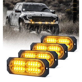 Xprite® - Squad Series 20-LED Amber Bolt-on Strobe Light