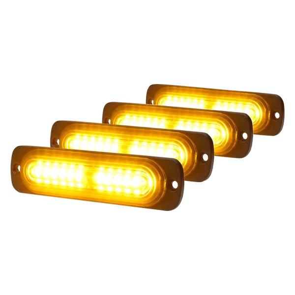 Xprite® - Alert 12 Series Amber Bolt-on LED Strobe Lights