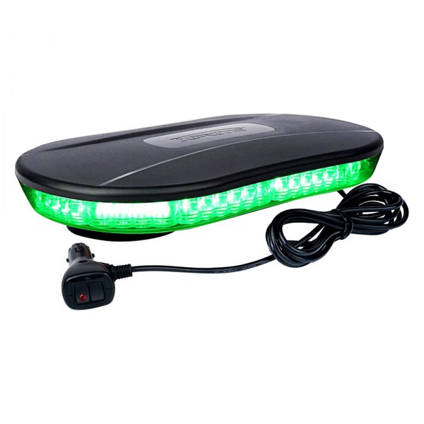 Xprite® - Delta Series 12" 10-LED Green Magnet Mount Mini Light Bar