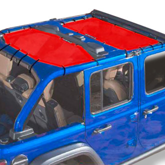 Xprite® - Red Top Mesh Sun Shade