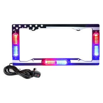 Xprite® - Red/Blue LED License Plate Strobe Lights