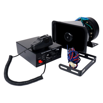 Xprite® - 100 W 7 Tone Siren and PA System with Handheld Microphone