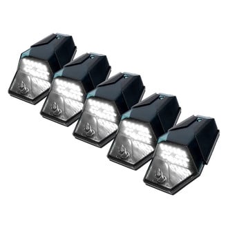 Xprite® - Jewel Series Black Smoke LED Cab Roof Lights