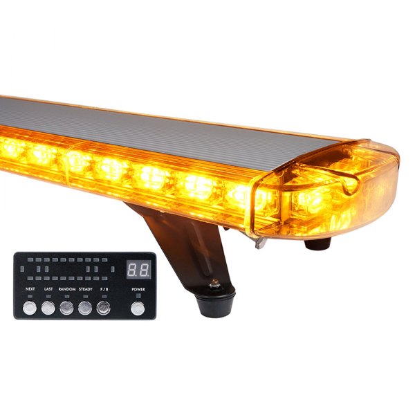 Xprite® - Crane Series 48" 132-LED Amber Bolt-on Light Bar