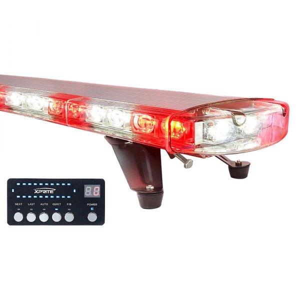 Xprite® - Crane Series 48" 132-LED White/Red Bolt-on Light Bar