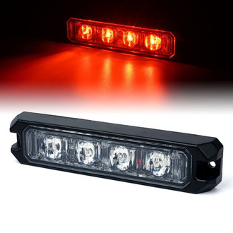 Xprite® - Black Hawk Series 5" 4-LED Red Bolt-on Replacement Module