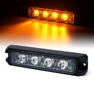 Xprite® - Black Hawk Series 5" 4-LED Amber Bolt-on Replacement Module