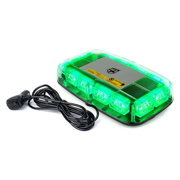 Xprite® - Blaze Series 12" 36-LED Green Magnet Mount Light Bar