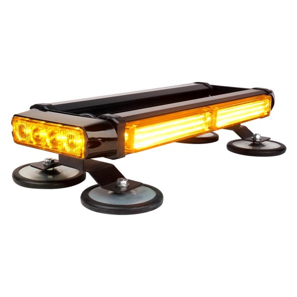 Xprite® - Pursuit COB Series 14.5" Amber Magnet Mount LED Light Bar