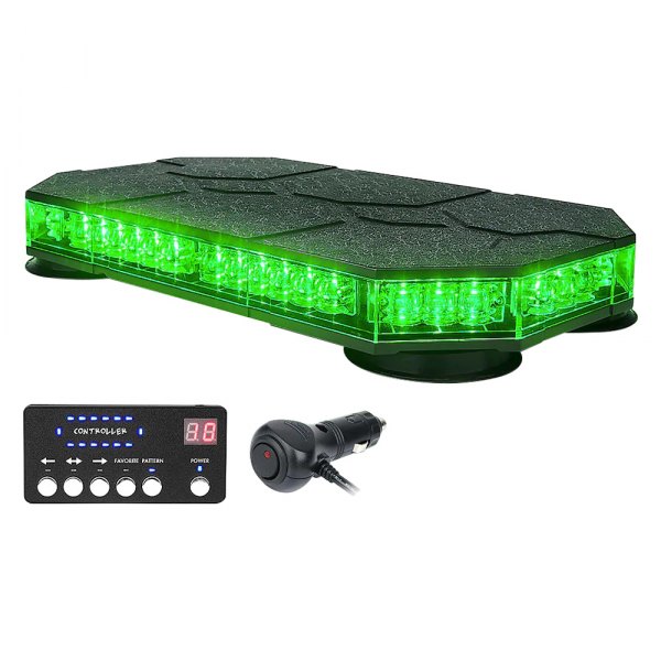 Xprite® - Ranger G1 Series 14" 42-LED Green Magnet Mount Light Bar