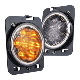Xprite® - Black Smoke LED Side Marker Lights