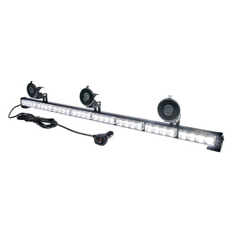 Xprite® - Controller G1 8 Series 35" 32-LED White Bolt-On/Suction Cup Mount Traffic Advisor Light Bar