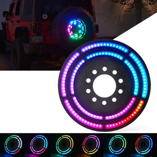 Xprite® - RGB Dual Ring Spare Tire LED Brake Light