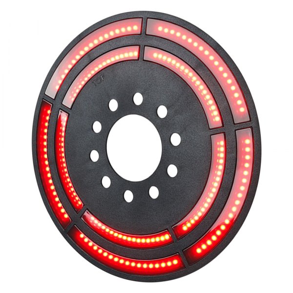 Xprite® - 14" X-Pro Cyclone Series Dual Red Spare Tire LED Brake Light