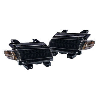 Xprite® - G1 Series Black Smoke LED Turn Signal/Parking Lights