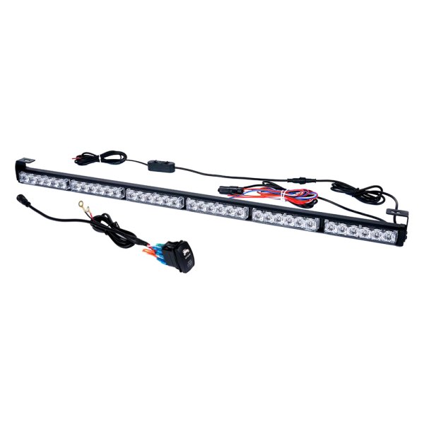 Xprite® - RZ Series 36" 36-LED Red/Blue/Amber/Amber/Blue/Red Bolt-on Light Bar