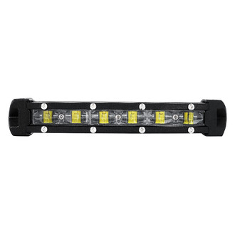 Xprite® - Sunrise Series 8" 30W Flood Beam LED Light Bar with Amber Backlight