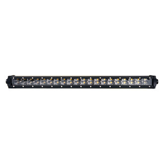 Xprite® WL-C8AMBER-120SS - Sunrise Series 22" 120W Dual Row Flood Beam LED Light Bar with Amber Backlight