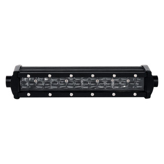 Xprite® WL-C8AMBER-48SS - Sunrise Series 9.5" 48W Dual Row Flood Beam LED Light Bar with Amber Backlight