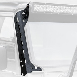 Xprite® - Mamba Series Windshield Frame Mounts for 49.5" 50.5" Straight Light Bars