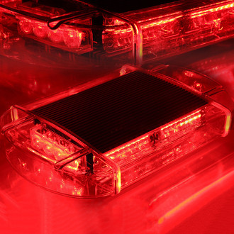 Xprite® - Radiant Series 13" 40-LED Red Magnet Mount Light Bar