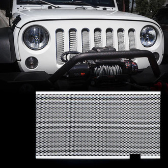 Xprite® - 1-Pc White Mesh Main Grille