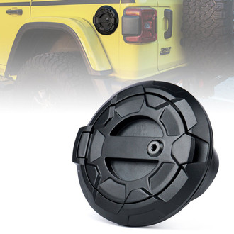 Xprite® - Bedrock Series Simulated Key Latch Black Gas Cap Cover