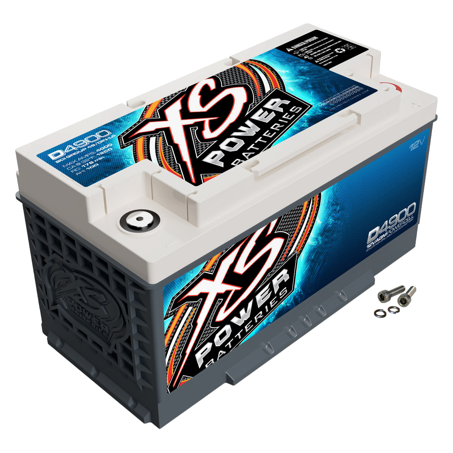 XS Power® D4900 - D-Series 12V AGM Battery