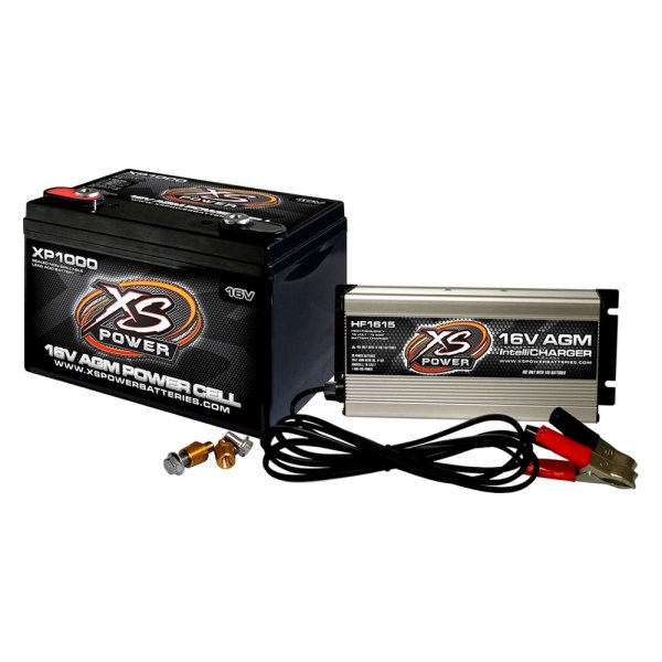 XS Power® XP1000CK1 - XP-Series AGM Battery with 20 Amp Intellicharger