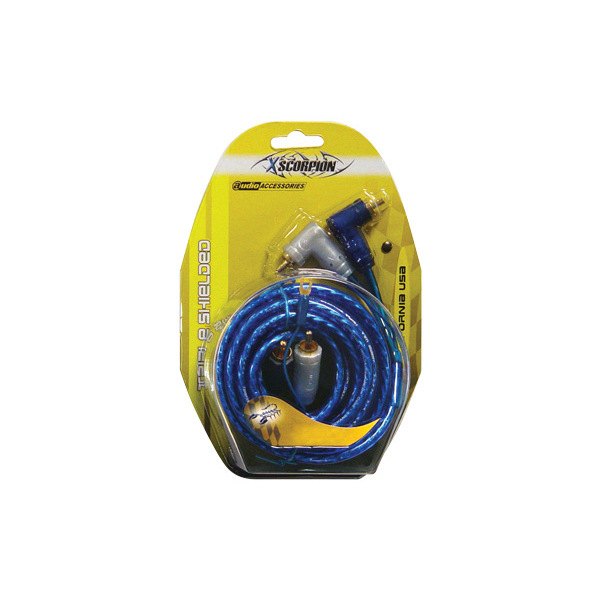 Xscorpion® - 1.5' 2-Channel Audio RCA Cable with Drain Wire