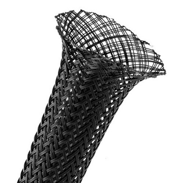 Xscorpion® - 1/4"x100' Black Expandable Braided Sleeving
