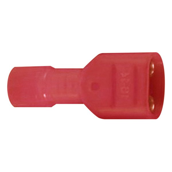Xscorpion® - 0.250" 22/18 Gauge Nylon Fully Insulated Red Female Quick Disconnect Connectors