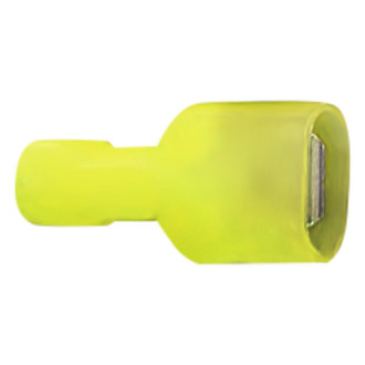 Xscorpion® MD250NFY - 0.250" 12/10 Gauge Fully Insulated Yellow Male Quick Disconnect Connectors