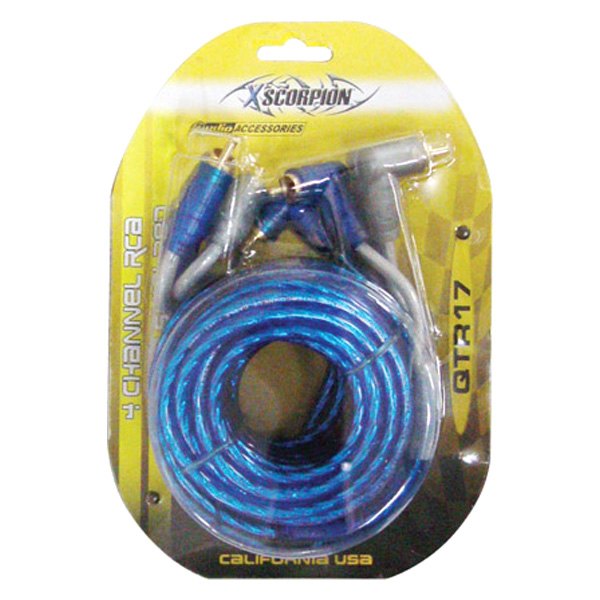 Xscorpion® - 17' 4-Channel Audio RCA Cable