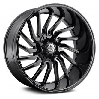 XTREME® - NX-26 Midnight Black with Red Military Milling