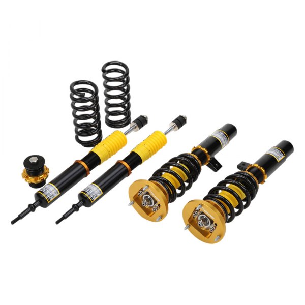 Yellow Speed Racing® - Dynamic Pro Sport™ Front and Rear Coilover Kit with 5 Bolts on Front Upper Mount 