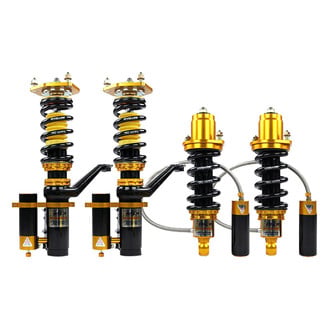 Yellow Speed Racing® - 0"-3" x 0"-3" Pro Plus Racing™ Front and Rear Coilover Kit