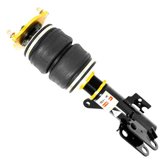 Yellow Speed Racing® - 4.0" x 4.0" Dynamic Pro™ Front and Rear Monotube Adjustable Lowering Air Strut Kit
