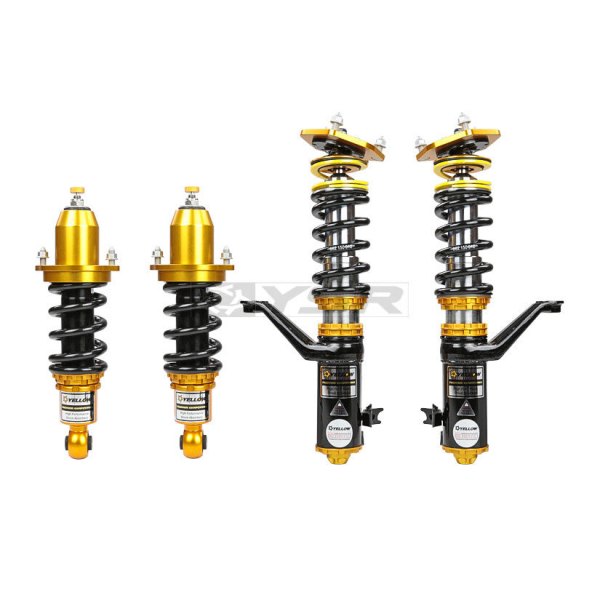 Yellow Speed Racing® - Inverted Premium Competition™ Front and Rear Coilover Kit